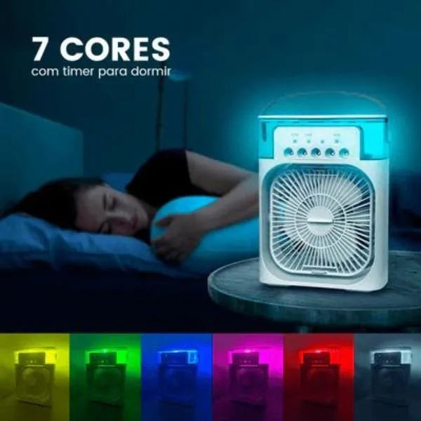 Ventilador de Ar com Umidificador Portátil ICE - Agora você não vai mais derreter nesse verão