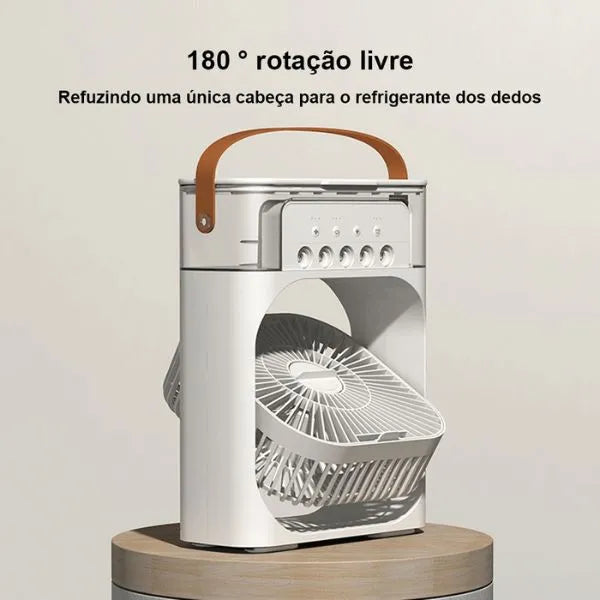 Ventilador de Ar com Umidificador Portátil ICE - Agora você não vai mais derreter nesse verão