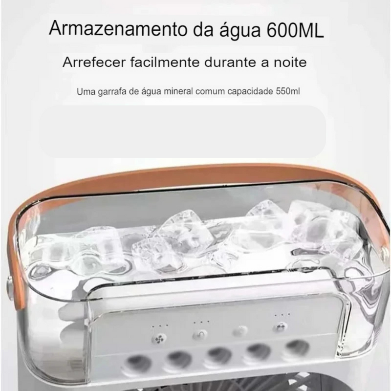 Ventilador de Ar com Umidificador Portátil ICE - Agora você não vai mais derreter nesse verão