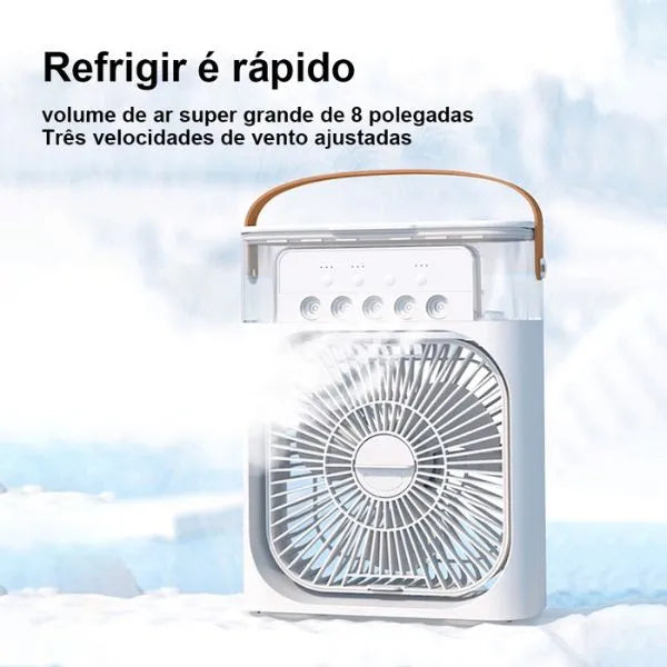 Ventilador de Ar com Umidificador Portátil ICE - Agora você não vai mais derreter nesse verão